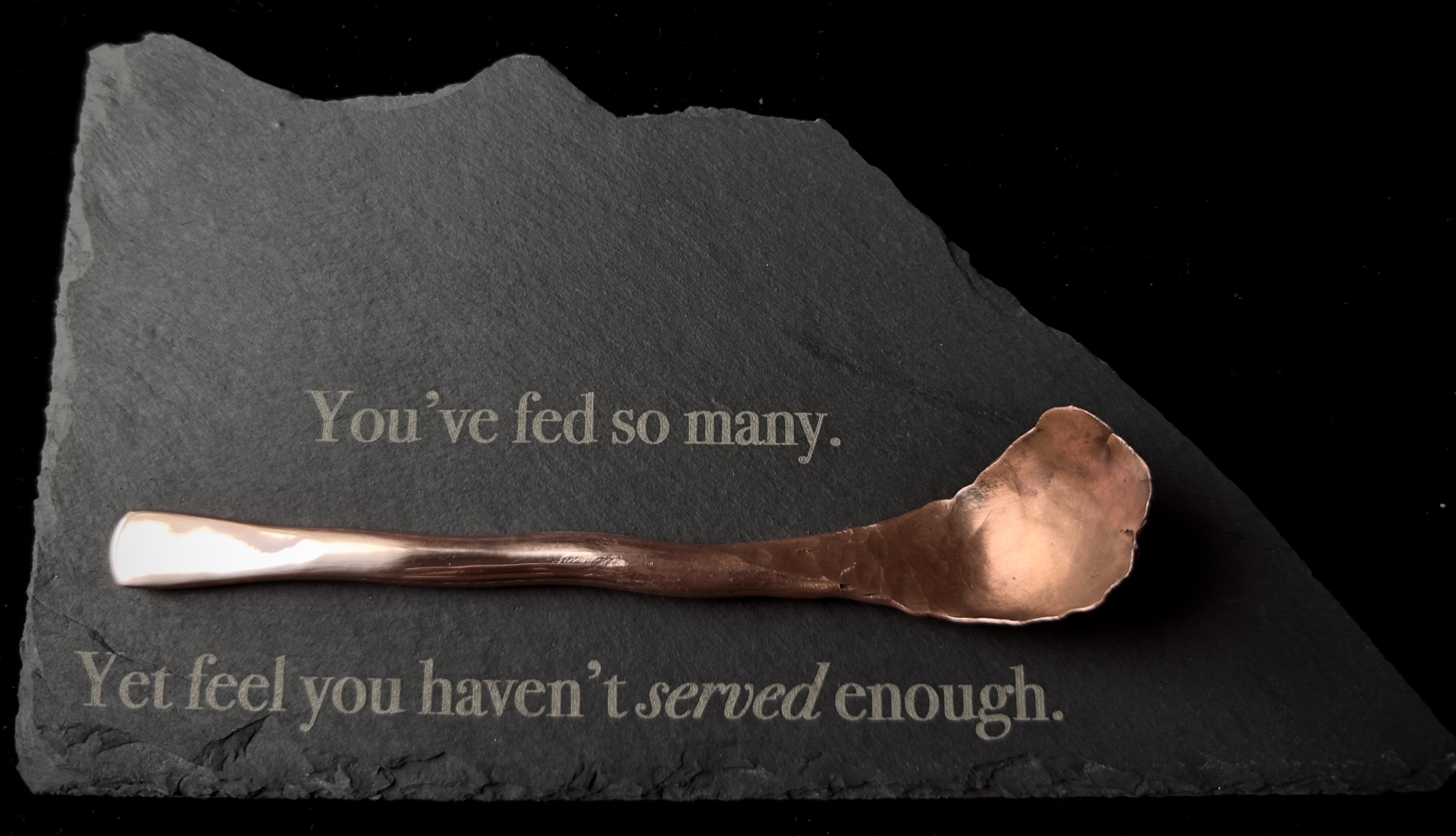 Serving Servings — custom sculptural spoon by Ryan Hafer, 2025